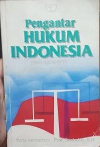 PENGANTAR HUKUM  INDONESIA